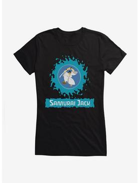 Samurai Jack Portal In Time Girls T-Shirt, BLACK, hi-res