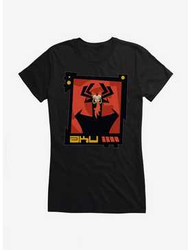 Samurai Jack Aku Stylized Font Girls T-Shirt, , hi-res