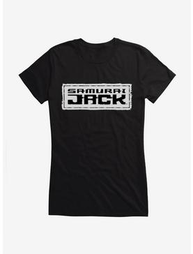 Samurai Jack Bold Black Script Girls T-Shirt, BLACK, hi-res