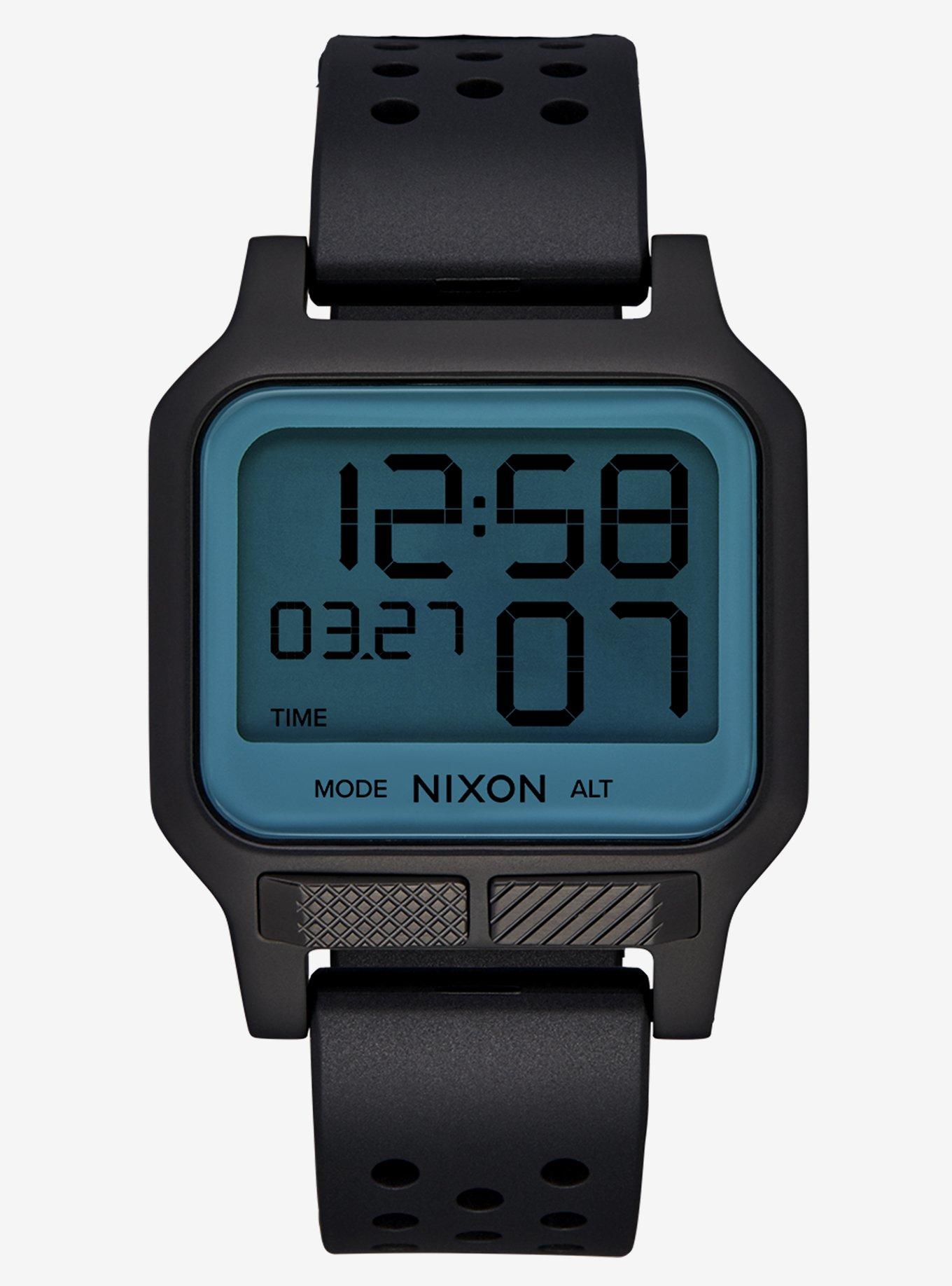 Nixon Heat Black Aqua Positive Watch, , hi-res