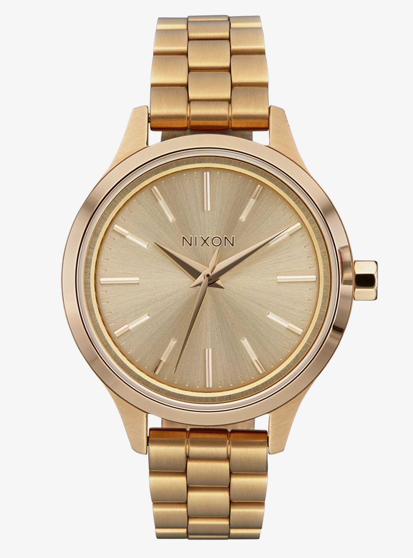 Nixon Optimist All Light Gold Watch, , hi-res