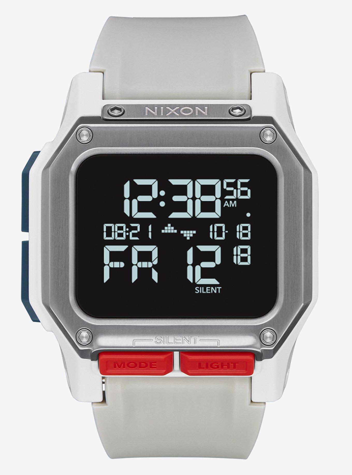 Nixon Regulus White Gray Watch, , hi-res