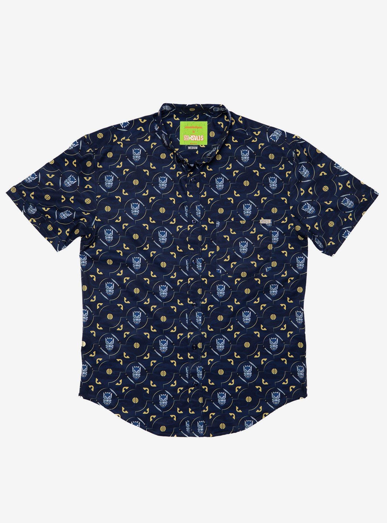 RSVLTS Avatar: The Last Airbender "The Blue Spirit" Button-Up Shirt, BLUE, hi-res