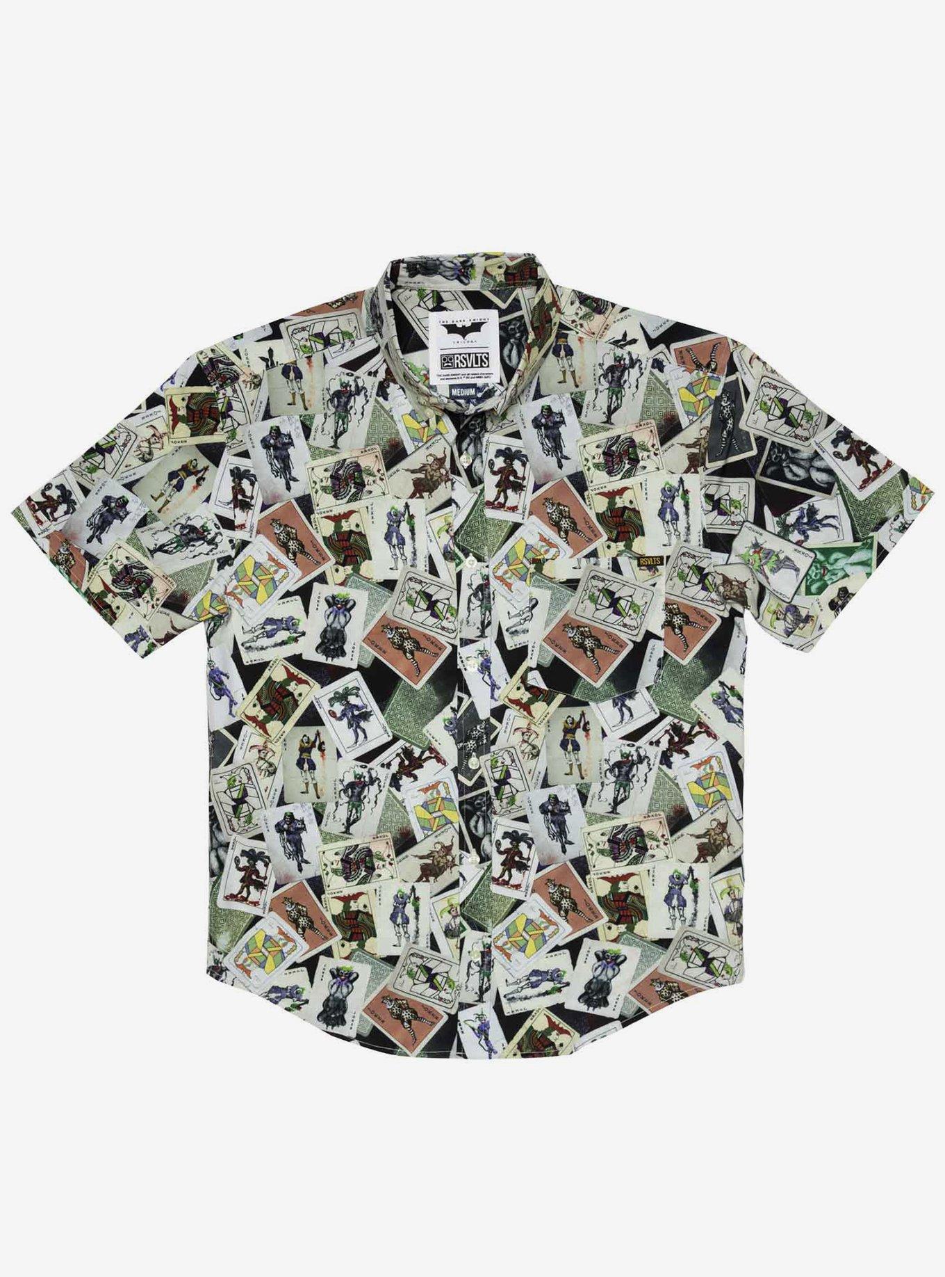 RSVLTS DC Comics Batman "Calling Card" KUNUFLEX Short Sleeve Shirt, MULTICOLOR, hi-res