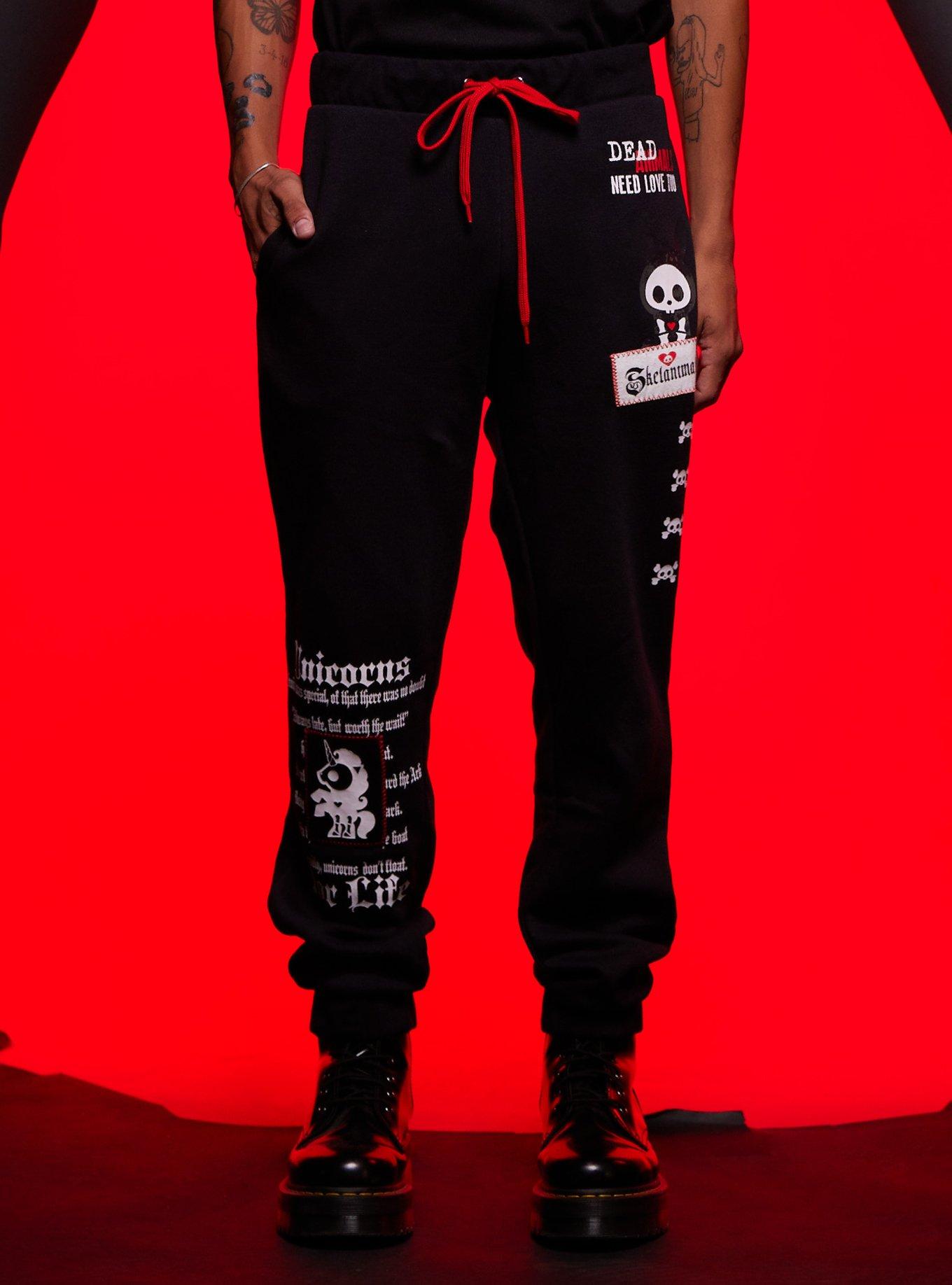 Skelanimals Character Sweatpants, BLACK, hi-res