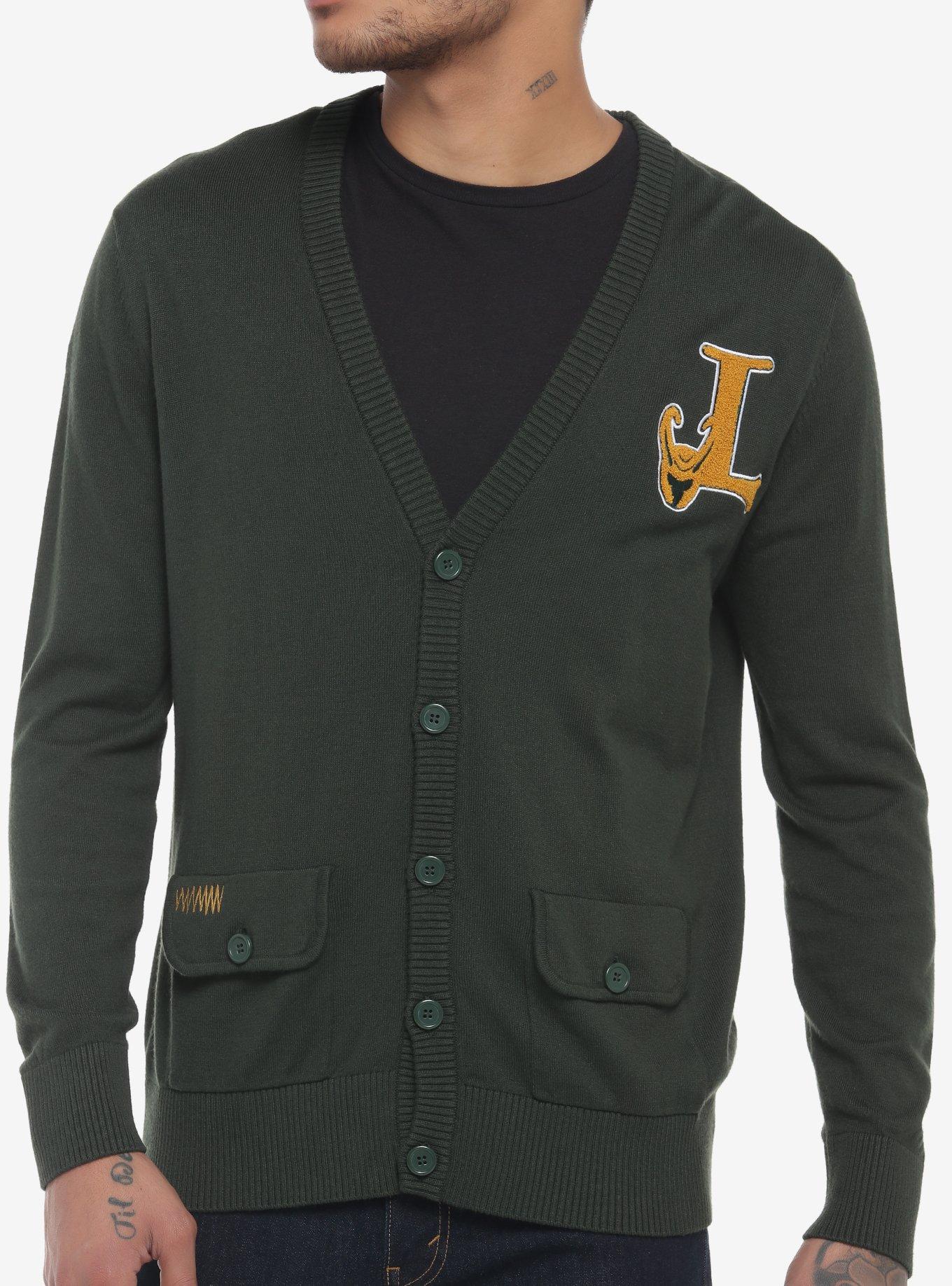 Our Universe Marvel Loki Varsity Cardigan, , hi-res