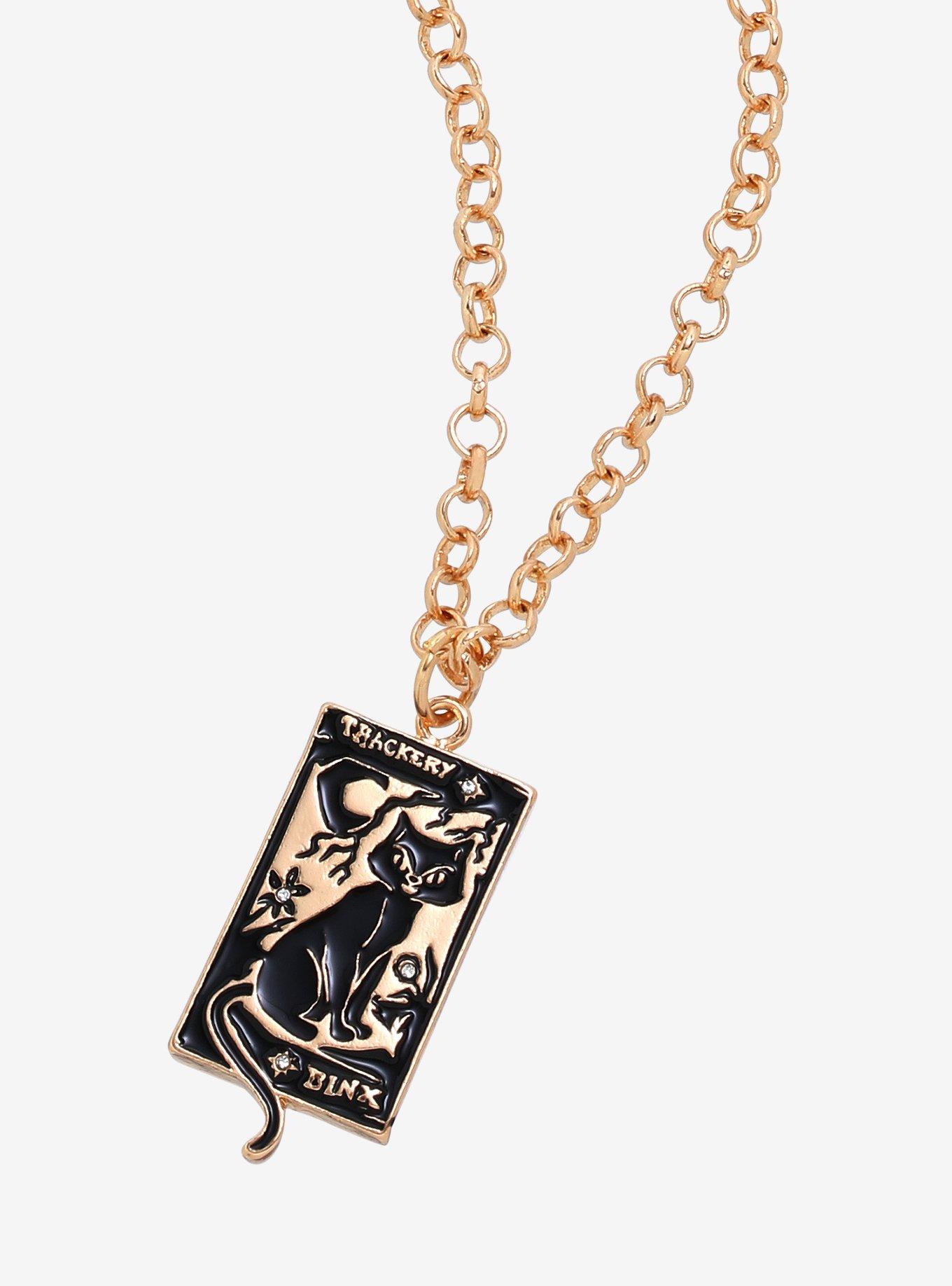 Disney Hocus Pocus Thackery Binx Necklace - BoxLunch Exclusive, , hi-res