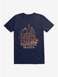 Fantastic Beasts And Where To Find Them Deathly Hallows Serpent T-Shirt, MIDNIGHT NAVY, hi-res
