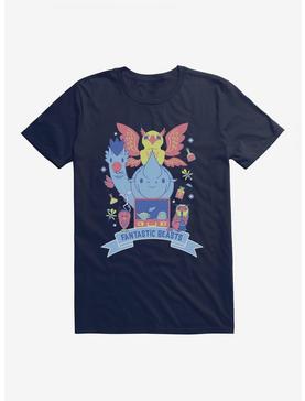 Fantastic Beasts And Where To Find Them Luggage Beasts T-Shirt, MIDNIGHT NAVY, hi-res