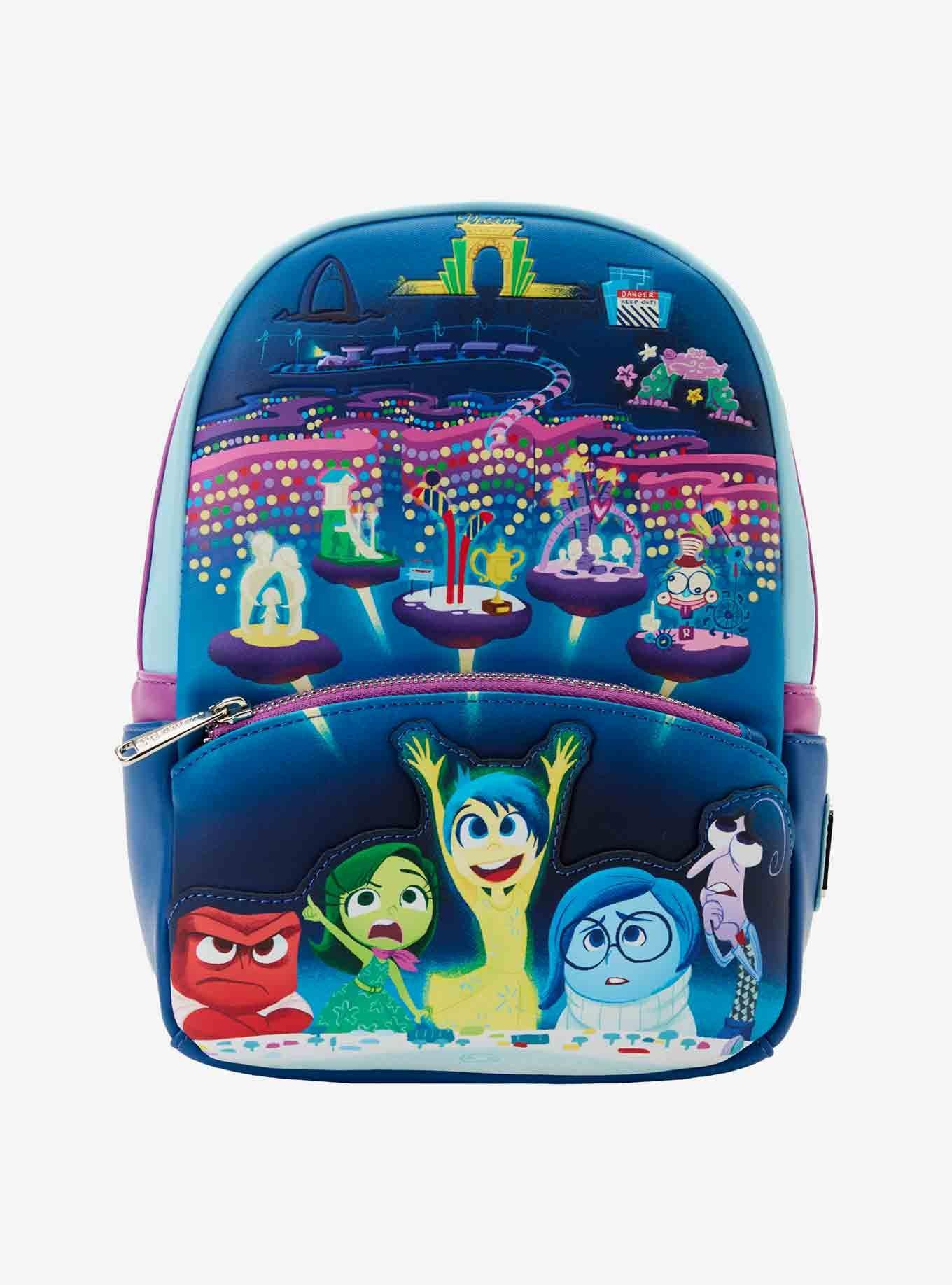 Loungefly Disney Pixar Inside Out Glow In The Dark Mini Backpack