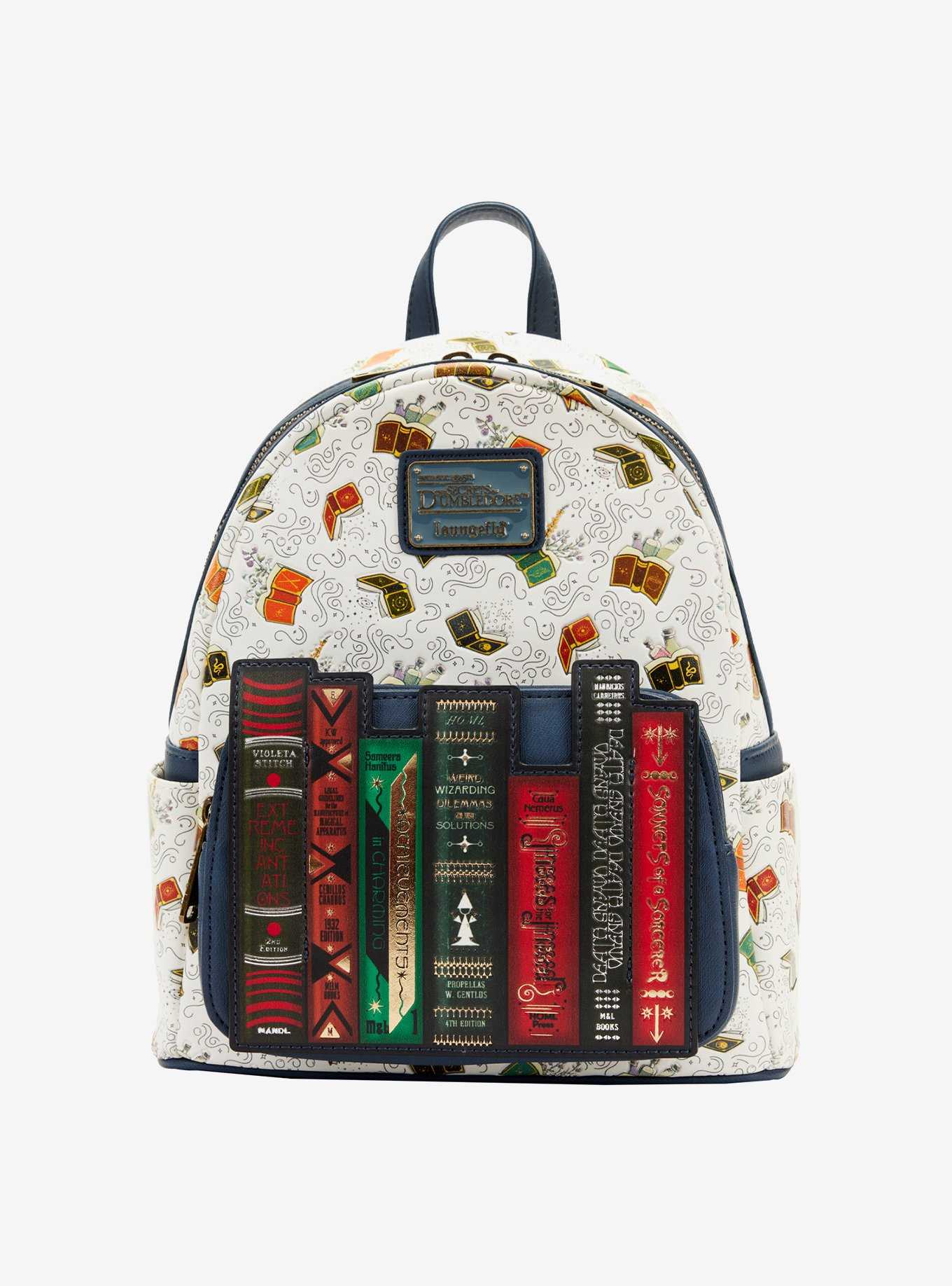 Loungefly Fantastic Beasts: The Secrets Of Dumbledore Books Mini Backpack, , hi-res