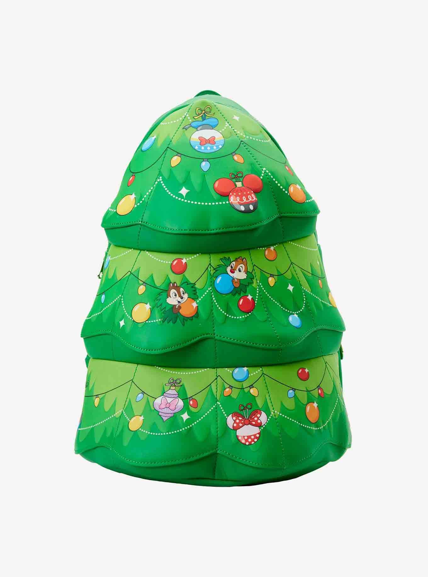 Loungefly Disney Chip 'N Dale Christmas Tree Mini Backpack, , hi-res