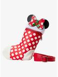 Loungefly Disney Minnie Mouse Holiday Stocking Crossbody Bag, , hi-res