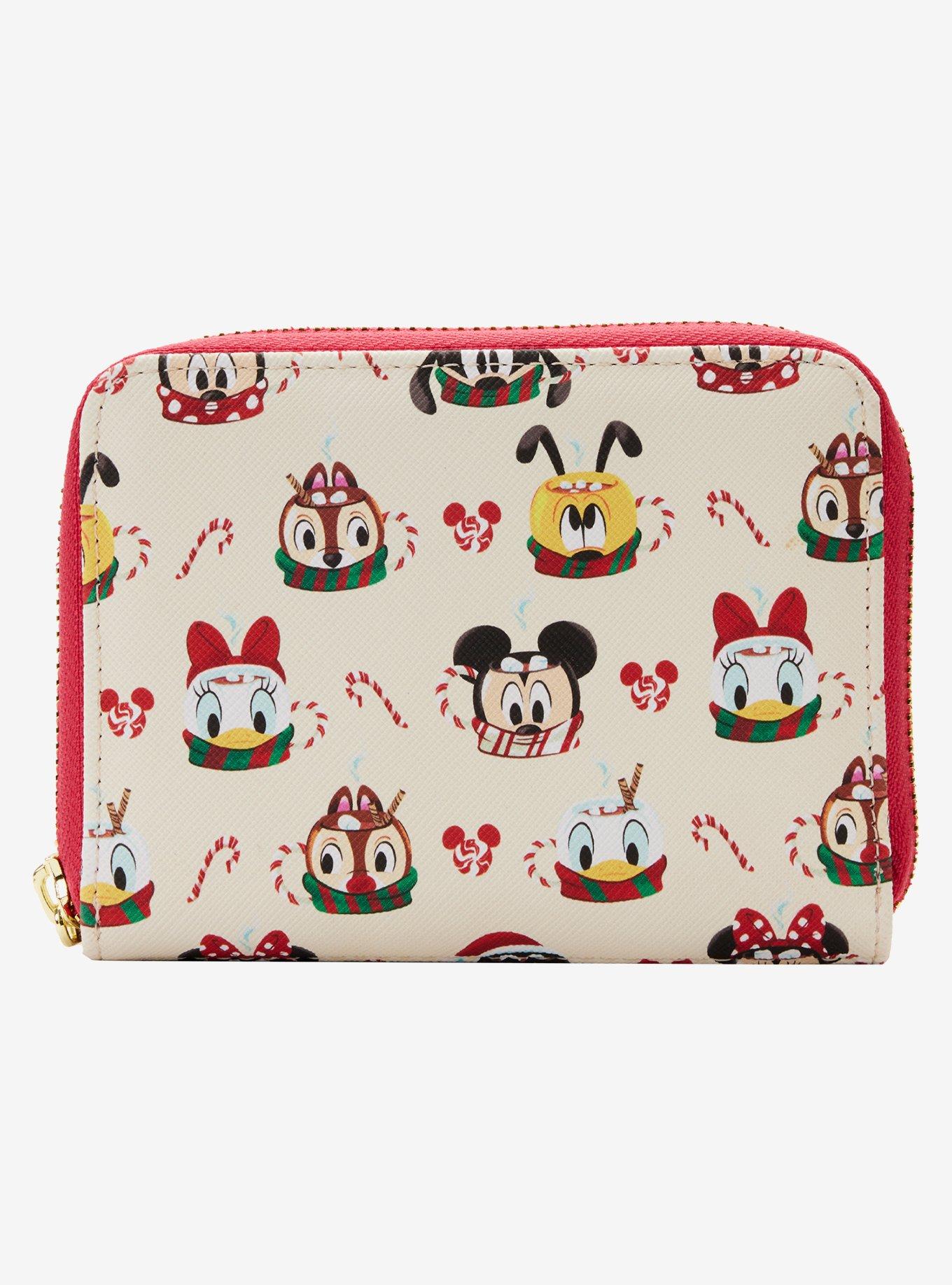 Loungefly Disney Mickey Mouse & Friends Hot Cocoa Mugs Wallet, , hi-res