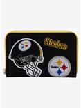 Loungefly NFL Pittsburg Steelers Icon Zipper Wallet, , hi-res