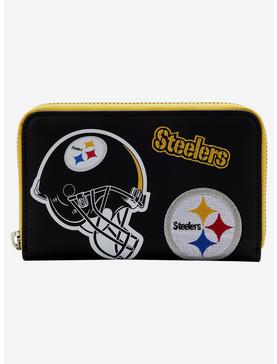 Loungefly NFL Pittsburg Steelers Icon Zipper Wallet, , hi-res