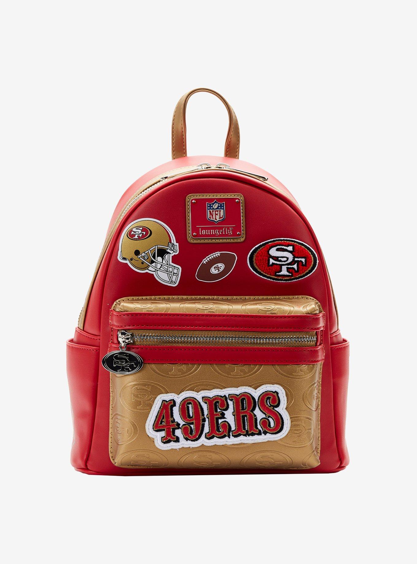 Loungefly NFL San Francisco 49ers Icon Patches Mini Backpack, , hi-res
