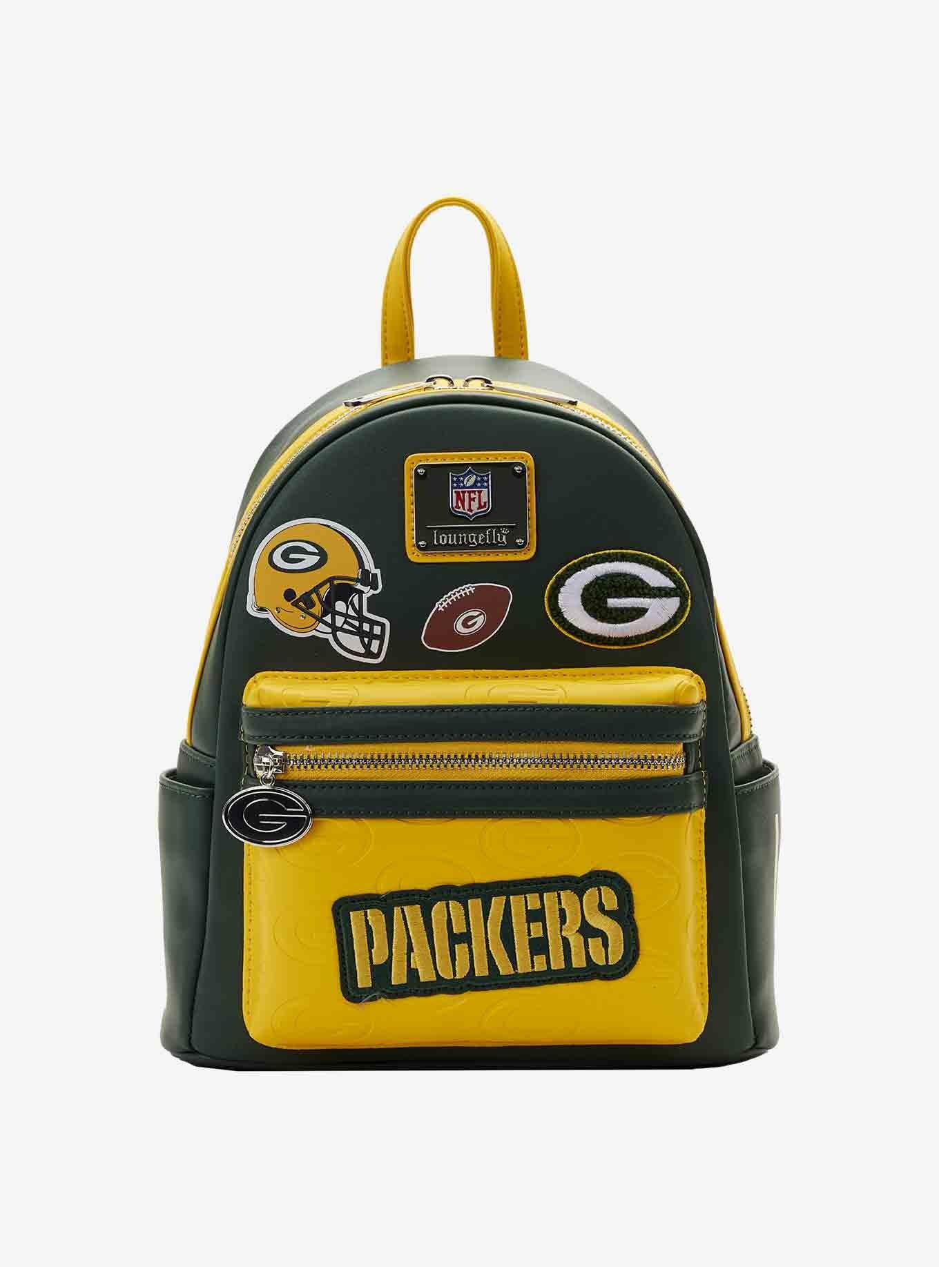 【Lounge Fly】NFL Tamp Bay Buccaneers Patches Mini Backpack Loungefly NFL Tampa Bay Buccaneers Icon Patches Mini