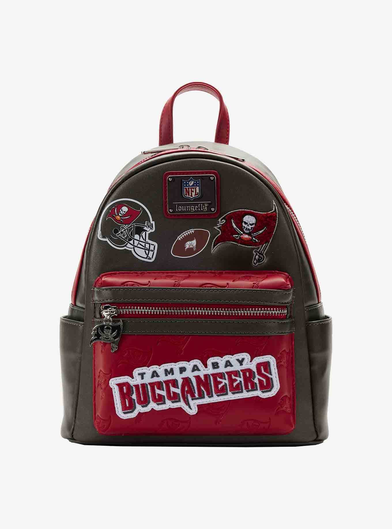 Loungefly NFL Tampa Bay Buccaneers Icon Patches Mini Backpack, , hi-res