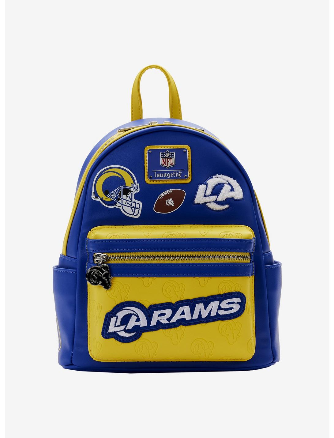 Loungefly NFL LA Rams Icon Patches Mini Backpack, , hi-res