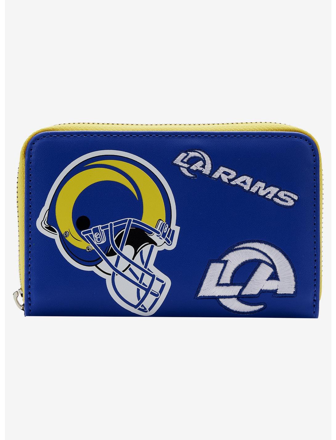 Loungefly NFL LA Rams Icon Zipper Wallet, , hi-res