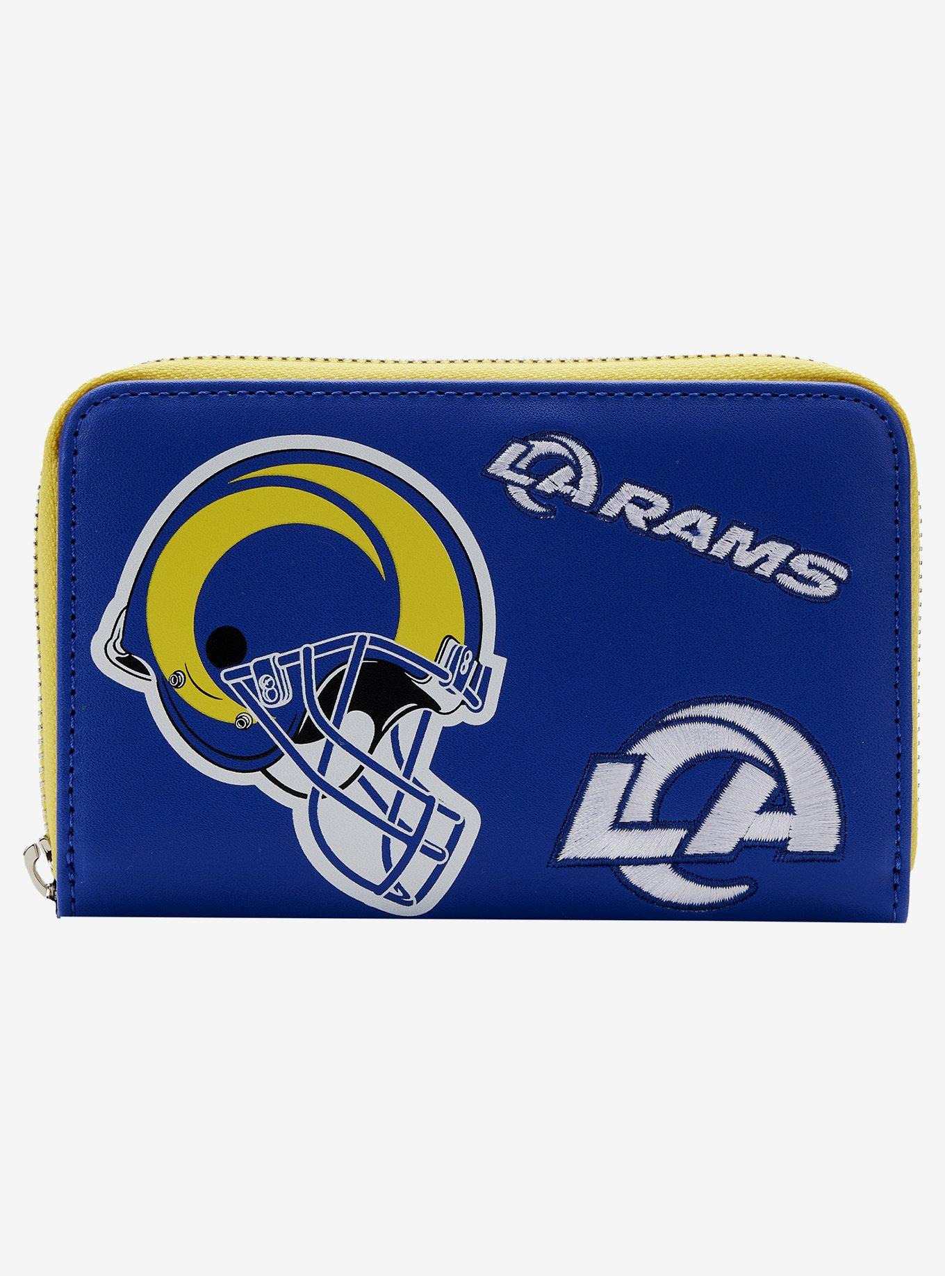 Loungefly NFL LA Rams Icon Zipper Wallet, , hi-res