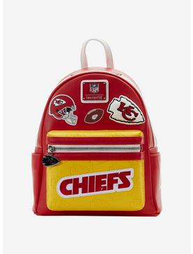 Loungefly NFL Kansas City Chiefs Icon Patches Mini Backpack, , hi-res
