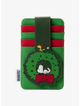Loungefly Peanuts Snoopy Wreath Vertical Cardholder, , hi-res