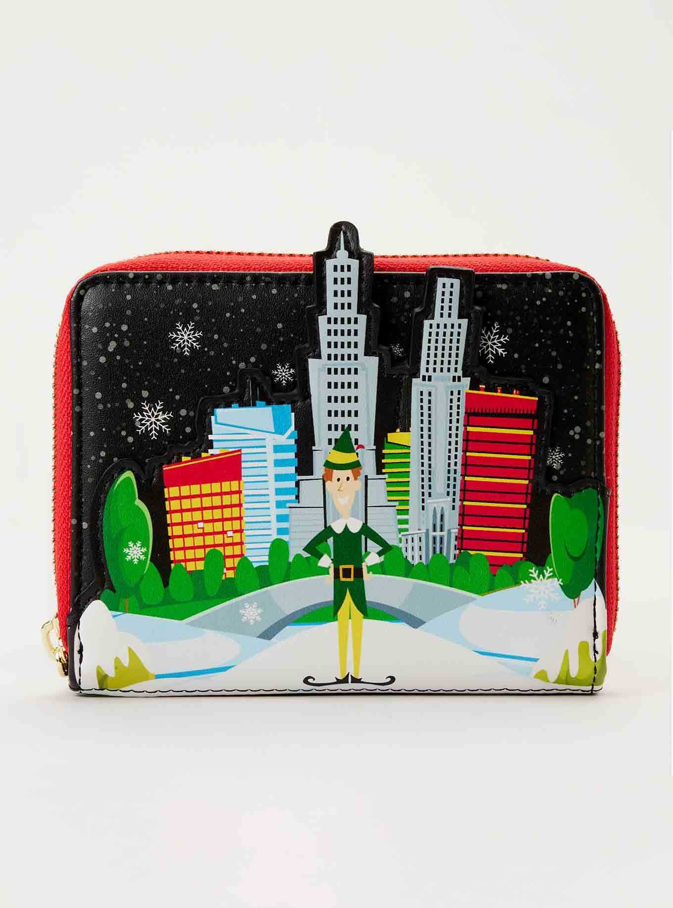 Loungefly Elf Snowy Central Park Mini Wallet, , hi-res