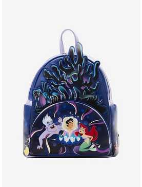 Loungefly Disney The Little Mermaid Ursula’s Lair Glow-In-the-Dark Mini Backpack, , hi-res