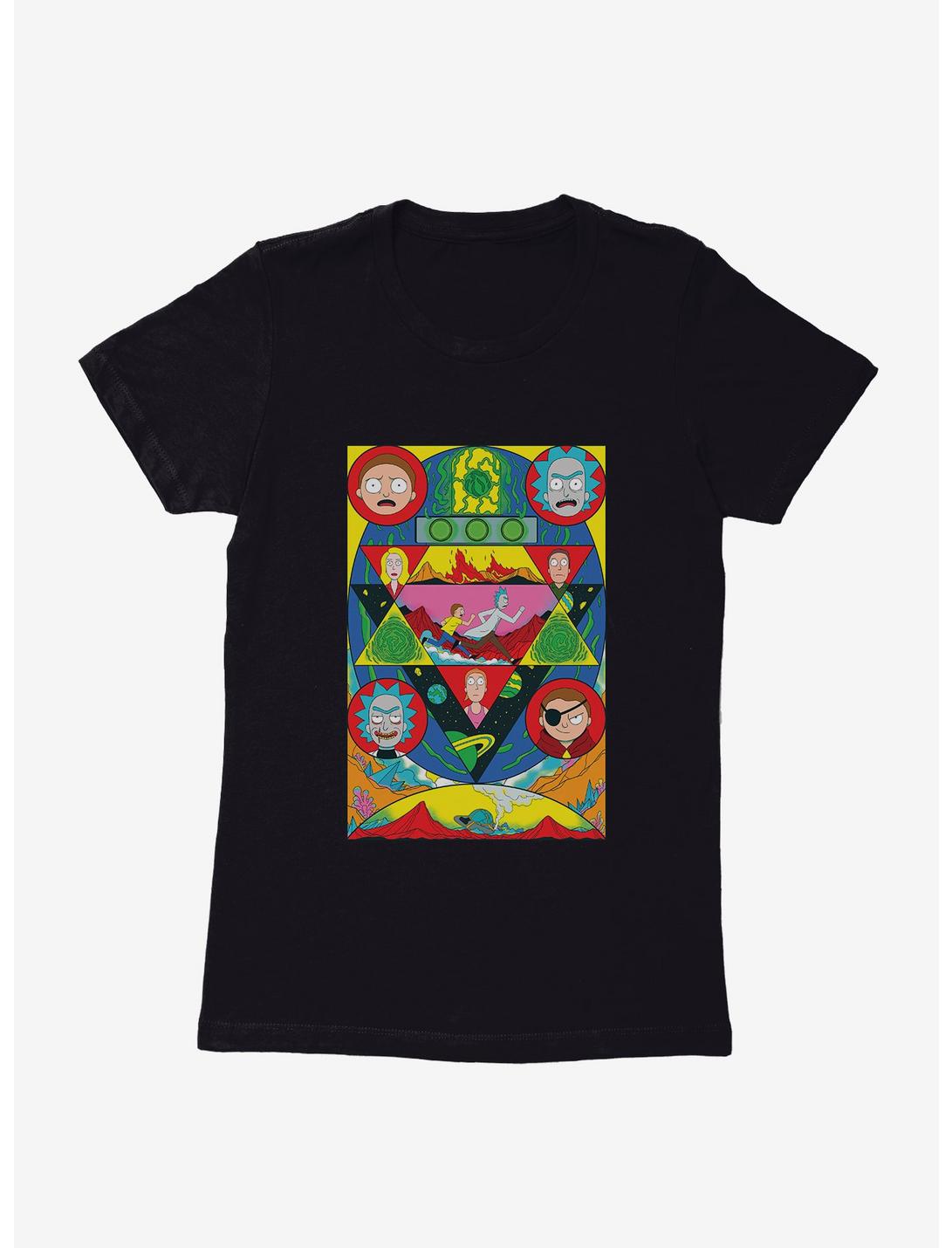 Rick And Morty Abstract Poster Womens T-Shirt, , hi-res