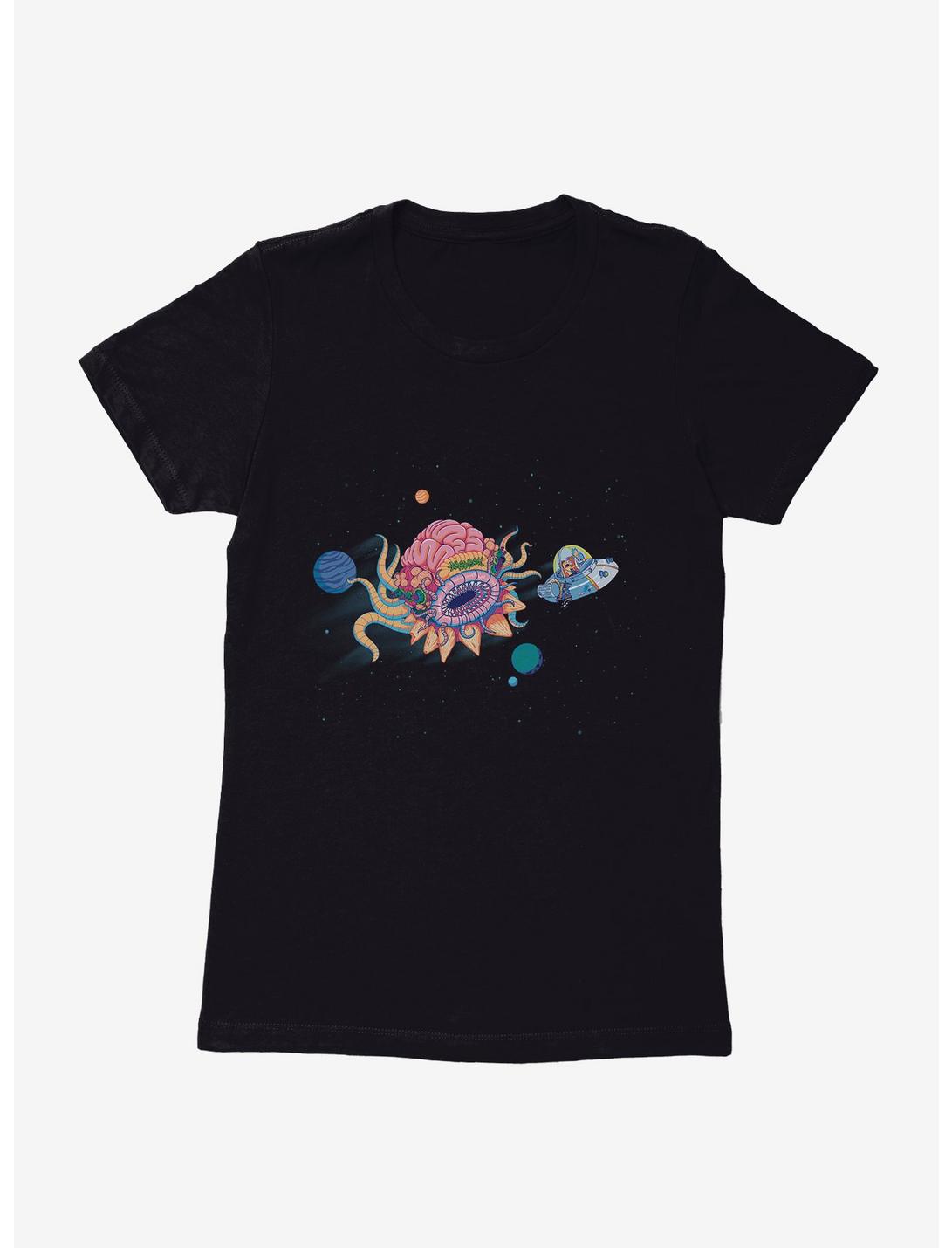 Rick And Morty Monster Chase Womens T-Shirt, , hi-res