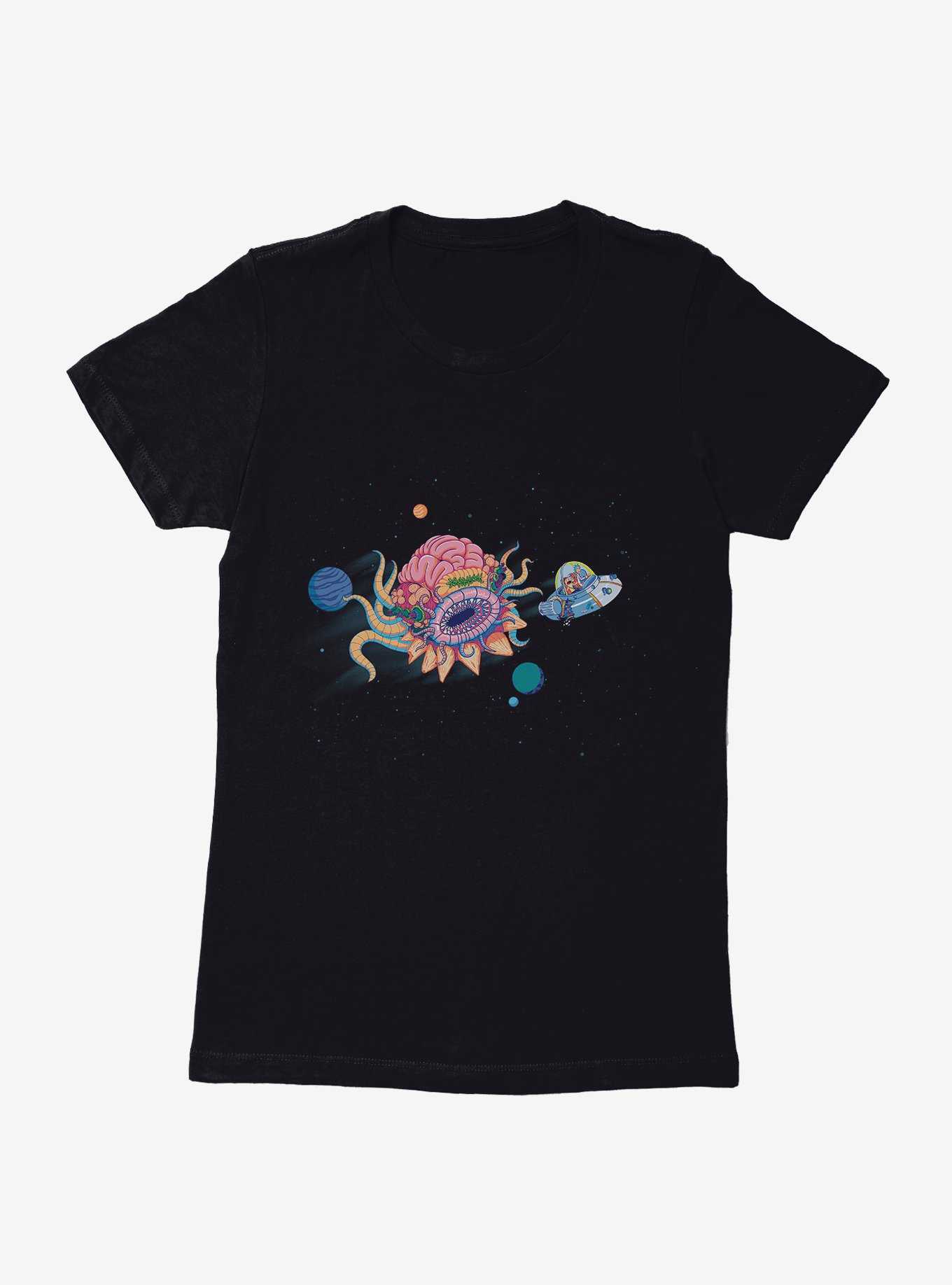 Rick And Morty Monster Chase Womens T-Shirt, , hi-res