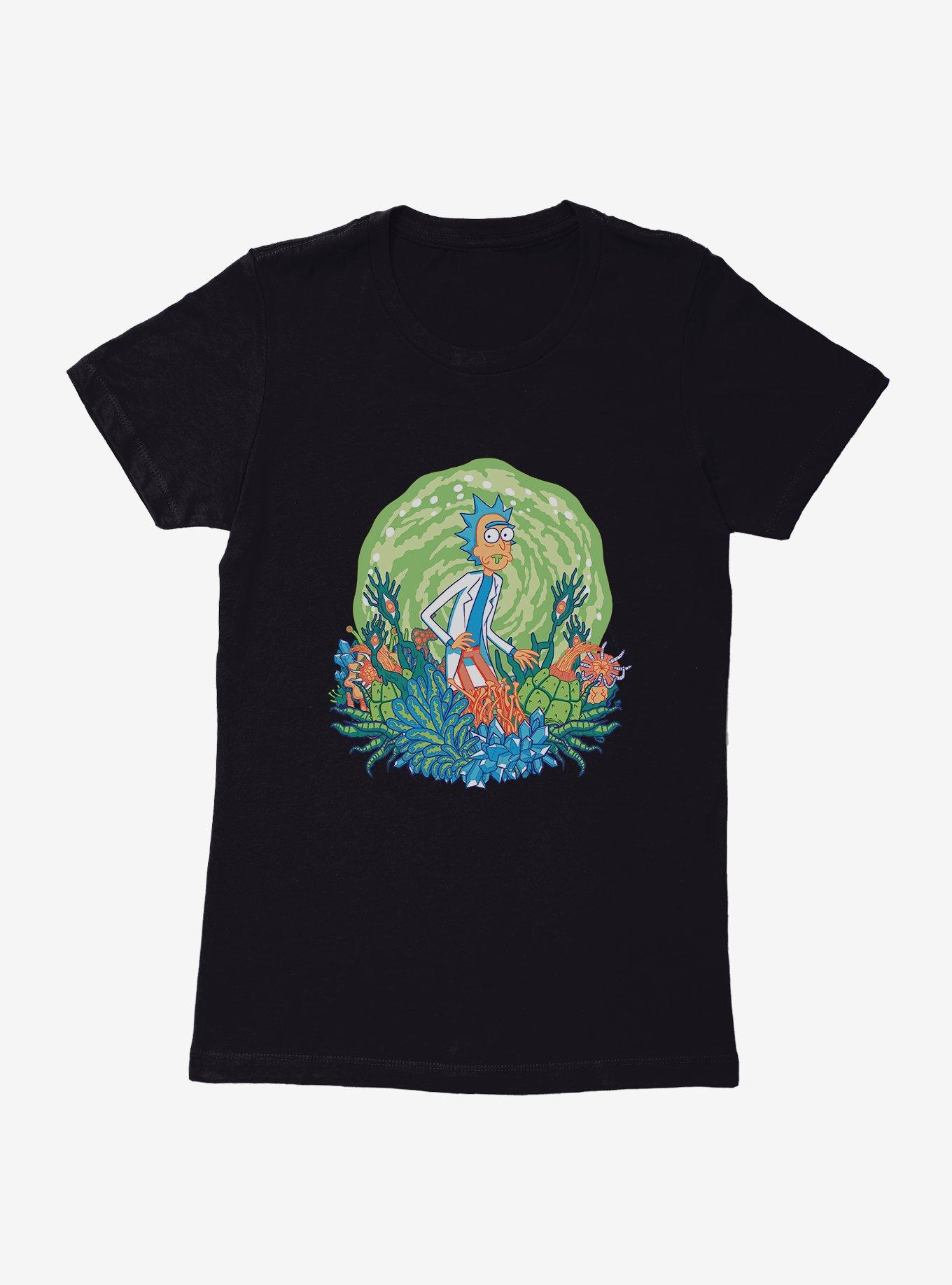 Rick And Morty Portal Plants Rick Womens T-Shirt, , hi-res