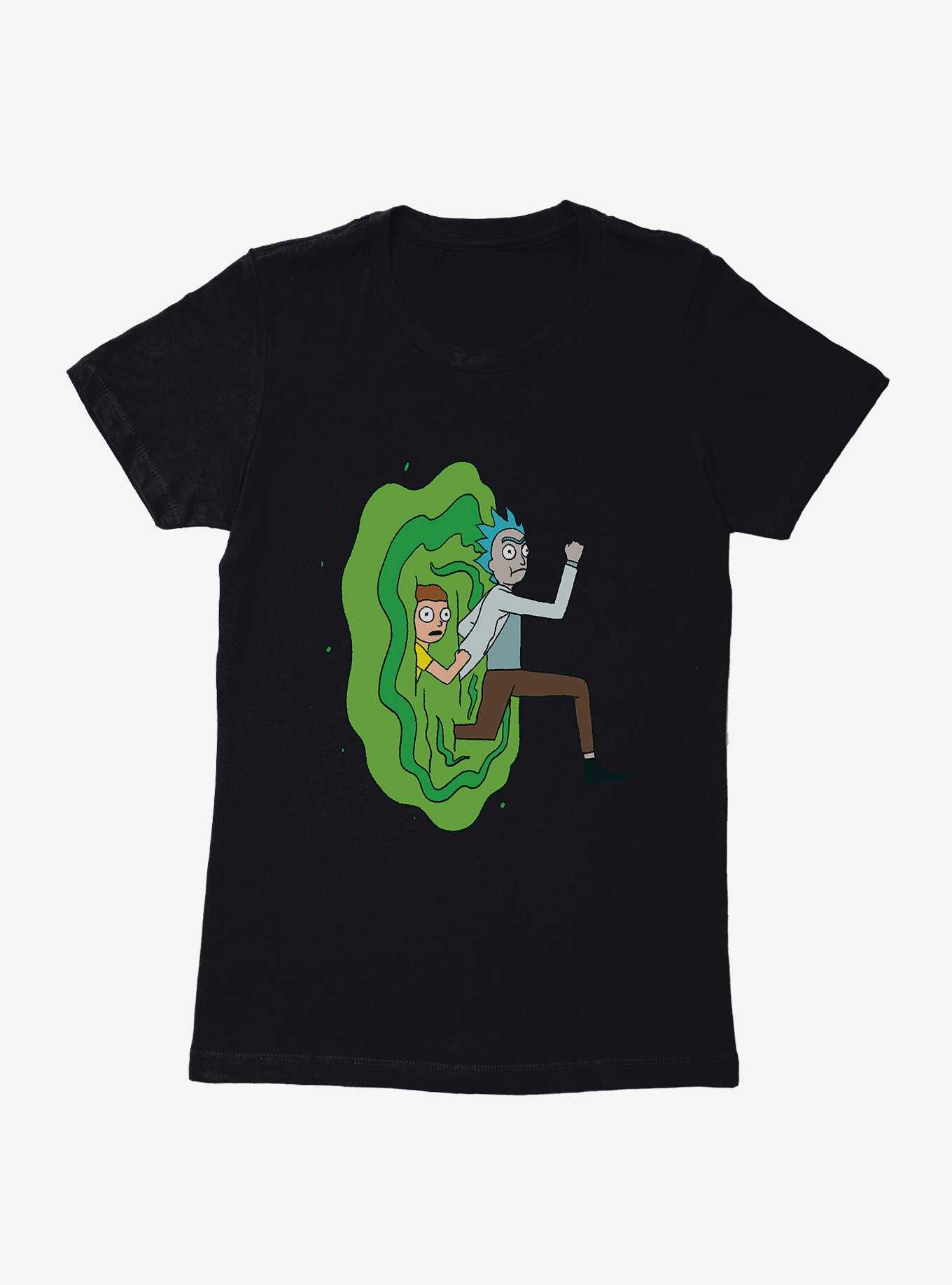 Rick And Morty Portal Run Womens T-Shirt, , hi-res
