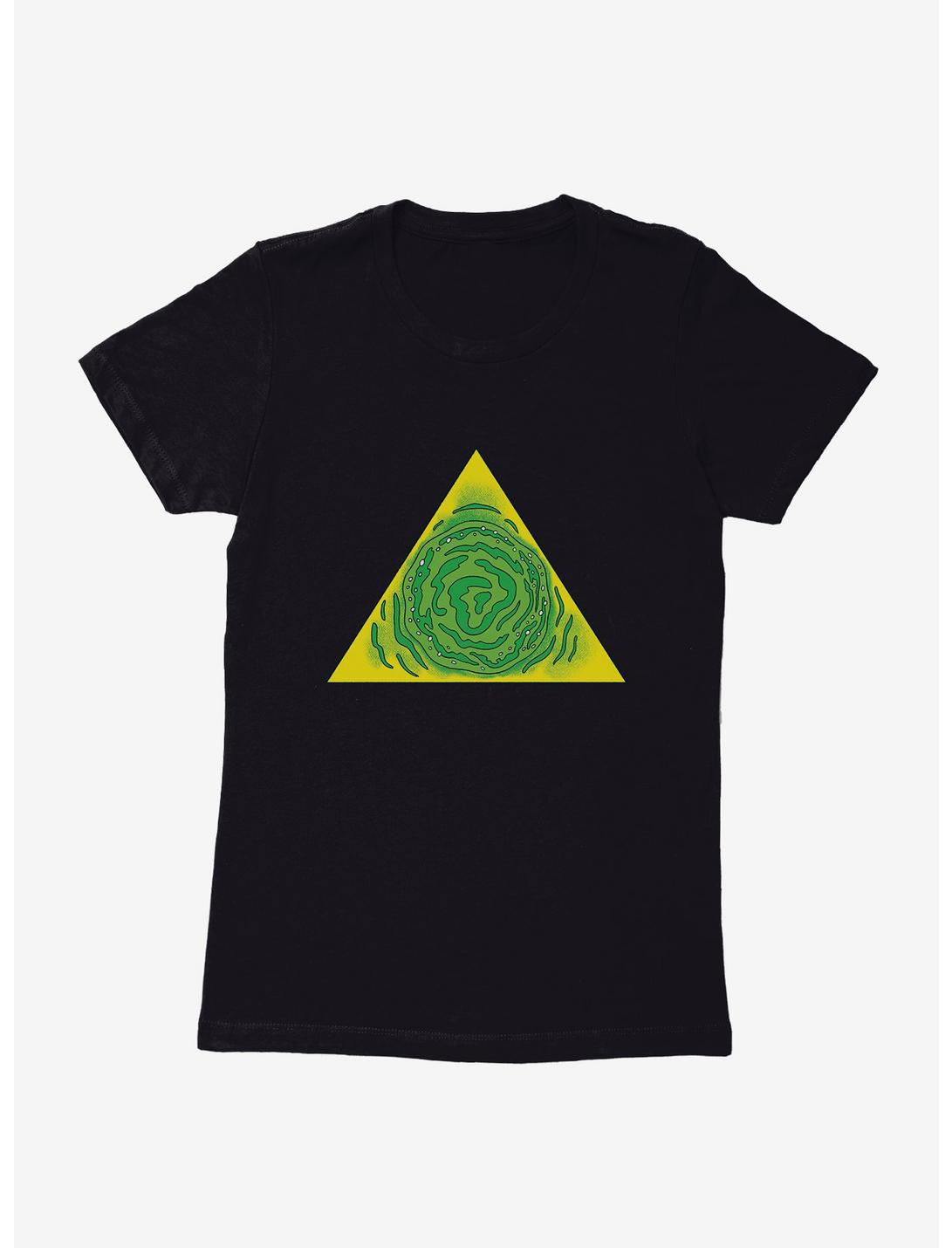 Rick And Morty Portal Triangle Womens T-Shirt, , hi-res