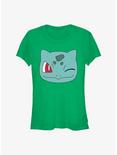 Pokemon Bulbasaur Face Girls T-Shirt, KELLY, hi-res