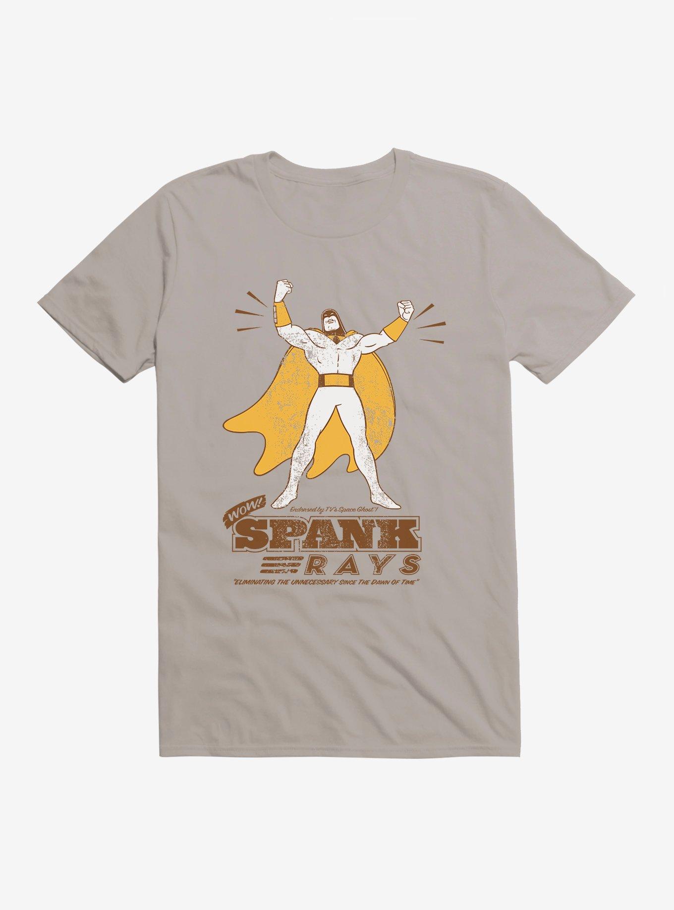 Space Ghost Eliminating Rays T-Shirt, LIGHT GREY, hi-res