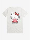Hello Kitty Holding Heart T-Shirt, WHITE, hi-res