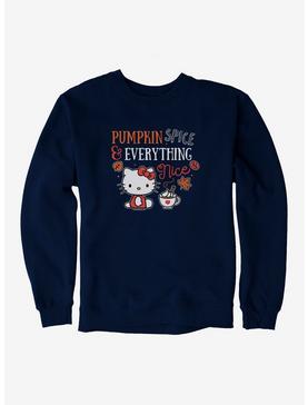 Plus Size Hello Kitty Pumpkin Spice & Everything Nice Sweatshirt, , hi-res