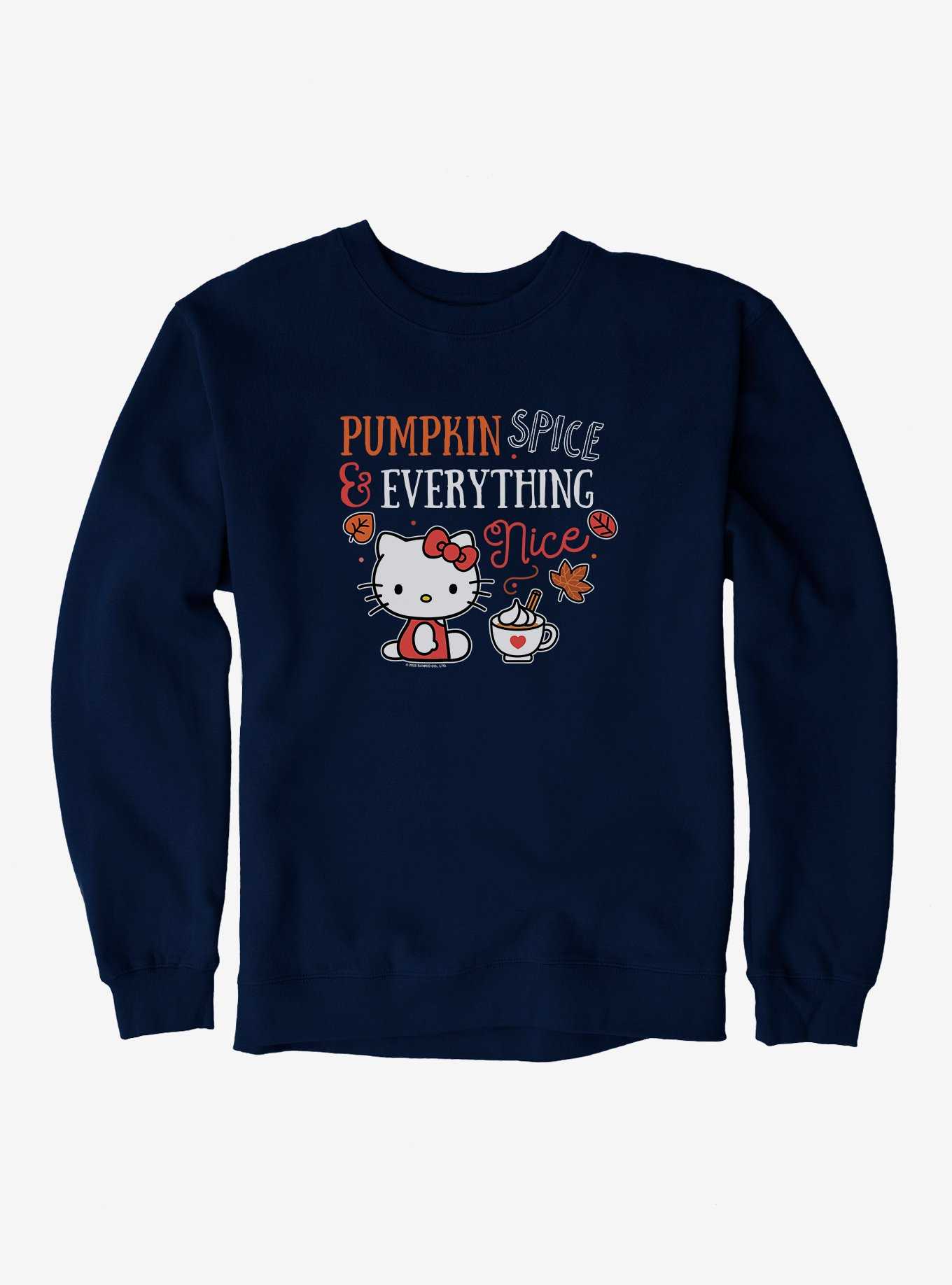 Hello Kitty Pumpkin Spice & Everything Nice Sweatshirt, , hi-res