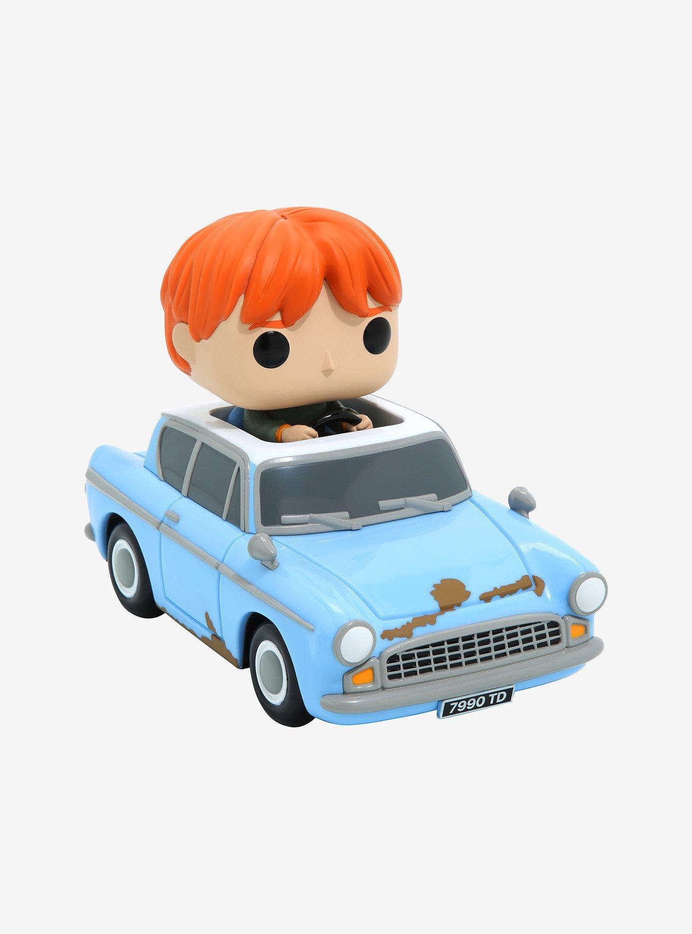 Funko Pop! Rides Harry Potter Ron Weasley in Flying Car Vinyl Figure |