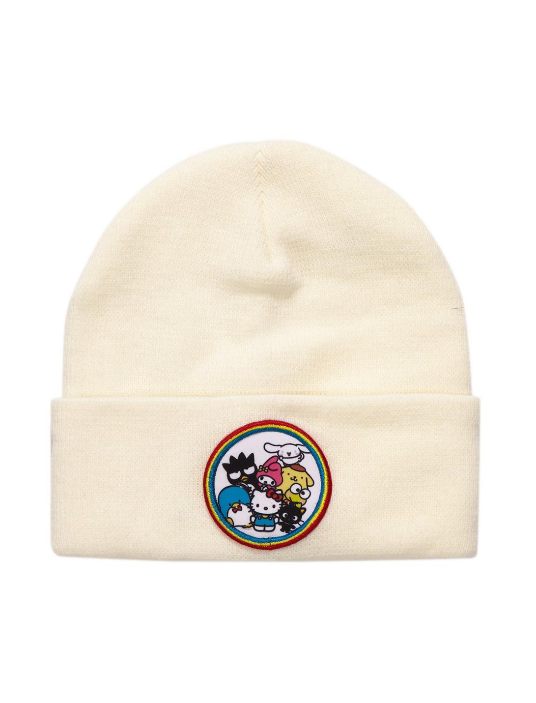 Sanrio Hello Kitty & Friends Patch Cuff Beanie - BoxLunch Exclusive, , hi-res
