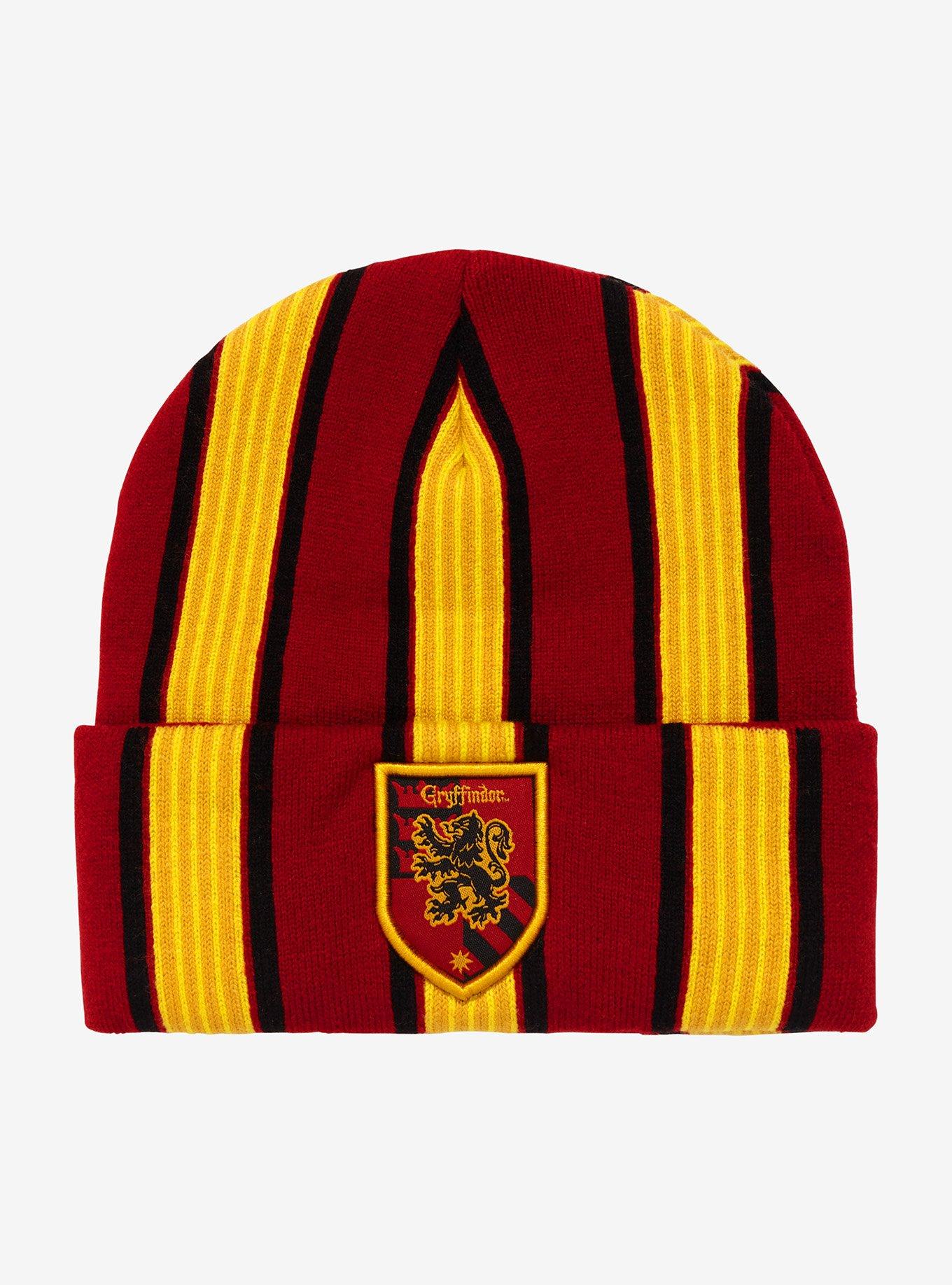 Harry Potter Gryffindor Striped Beanie - BoxLunch Exclusive, , hi-res