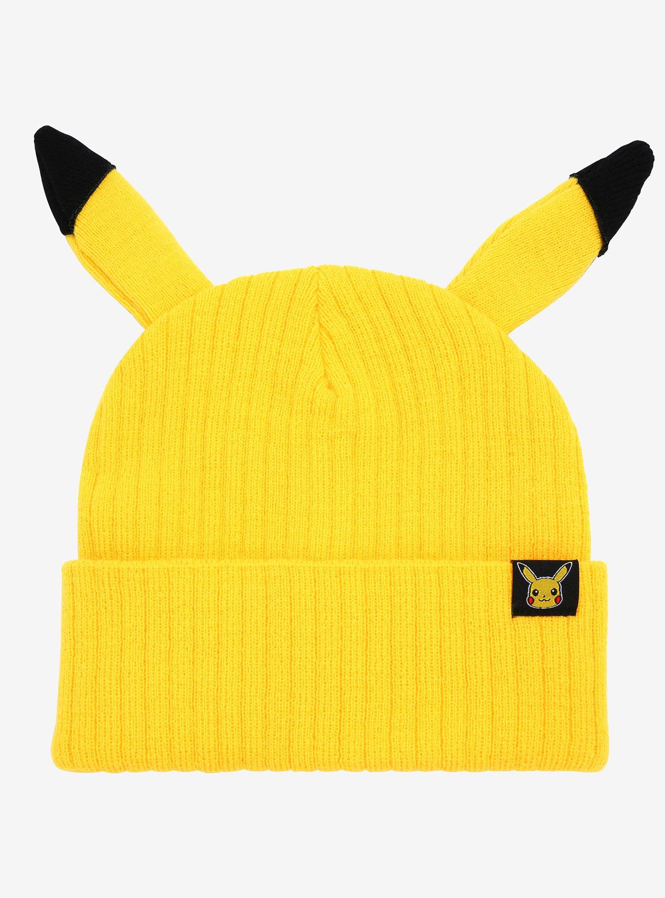 Pok&eacute;mon Pikachu Eared Cuff Beanie - BoxLunch Exclusive, , hi-res