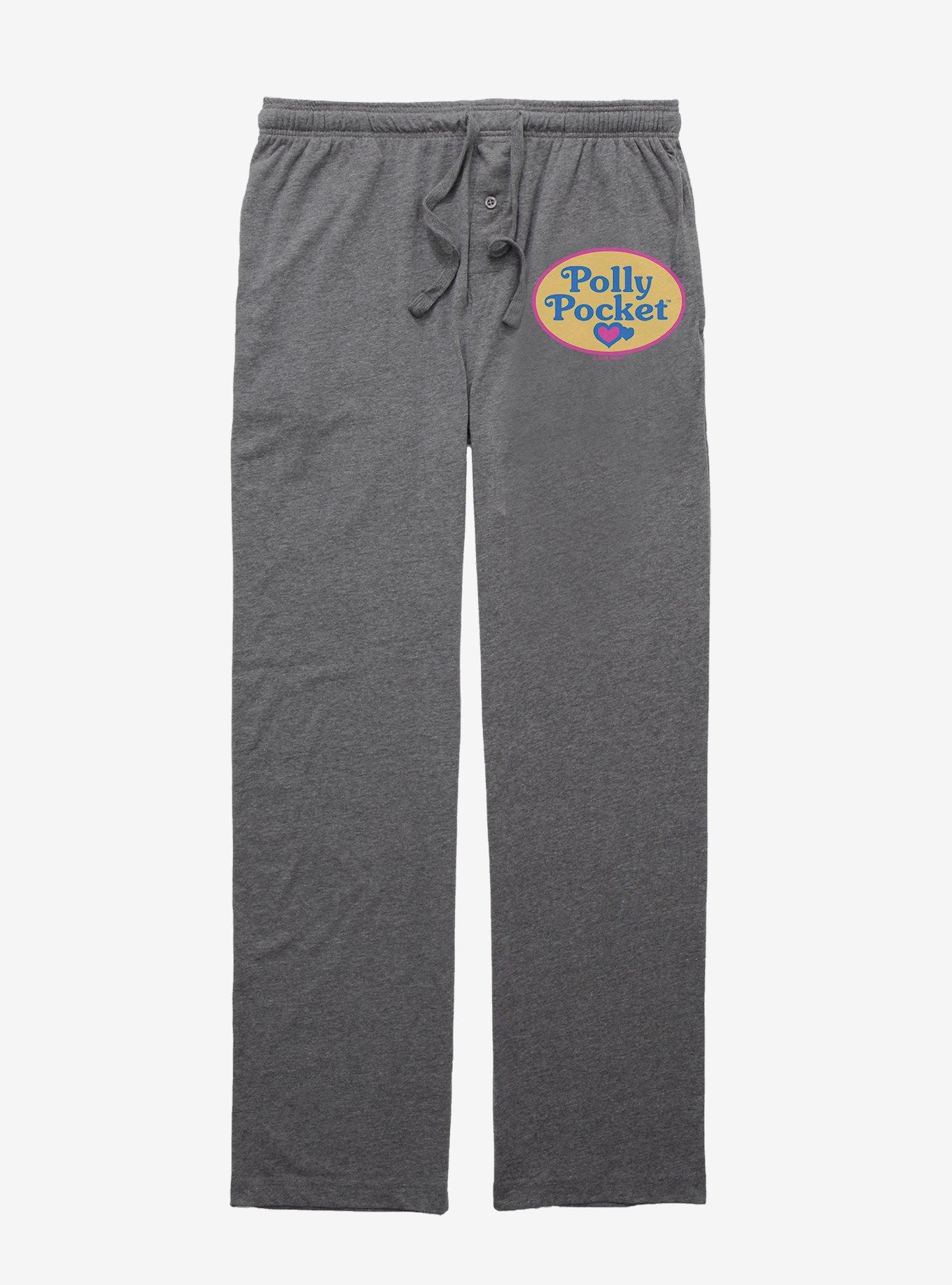 Polly Pocket Logo Pajama Pants GREY Hot Topic