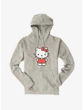Hello Kitty Pumpkin Spice Outfit Hoodie, OATMEAL HEATHER, hi-res