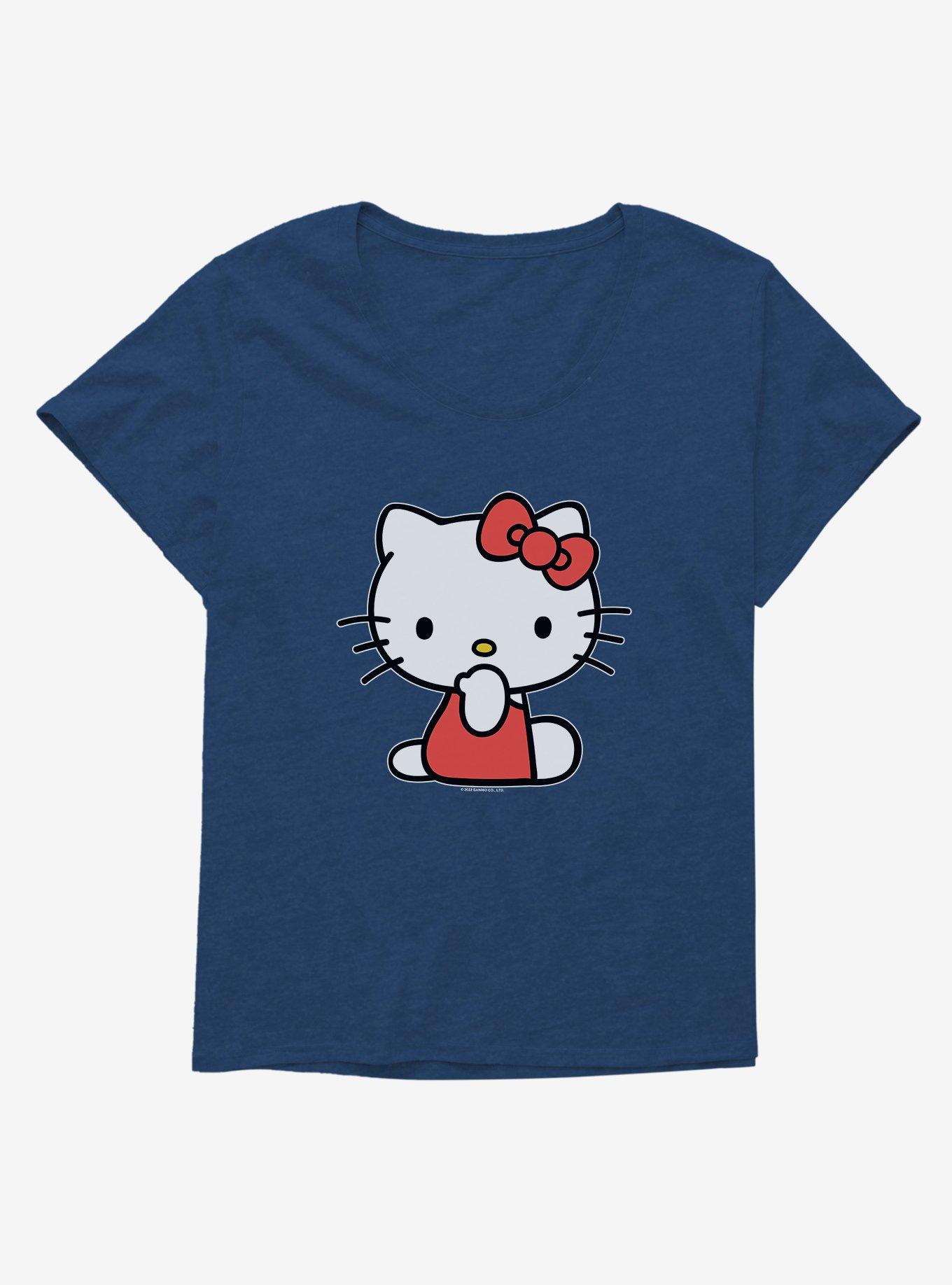 Hello Kitty Sitting Girls T-Shirt Plus