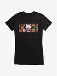 Hello Kitty Pumpkin Spice Food & Decor Girls T-Shirt, BLACK, hi-res