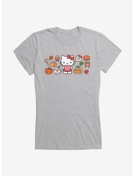 Hello Kitty Pumpkin Spice Food & Decor Girls T-Shirt, , hi-res